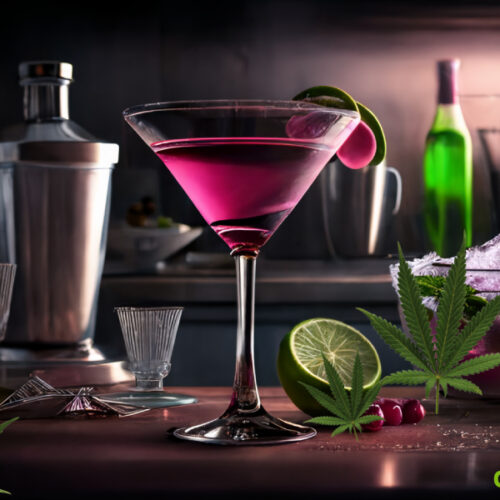 Cannabis Infused Cosmopolitan Cocktail Recipe